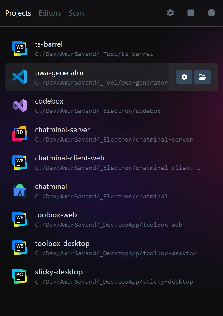Toolbox Screenshot